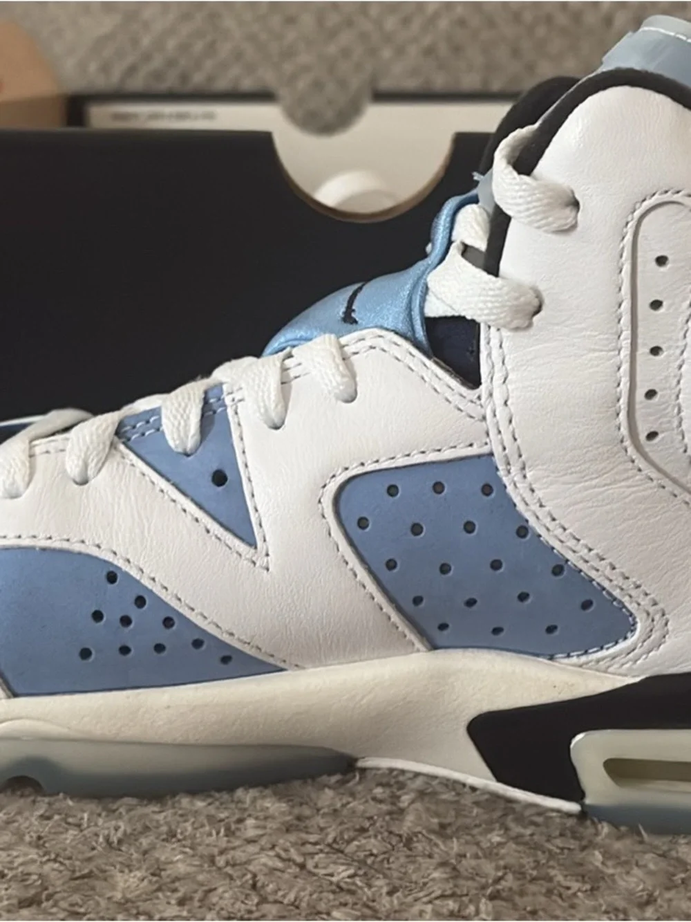 Jordan Air Jordan 6 Retro (GS) University Blue Navy/Black Sneakers